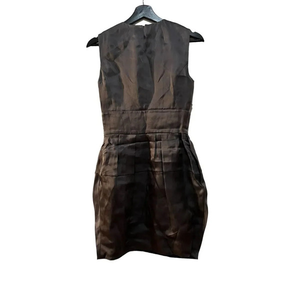 Christian Dior Color Block Silk Dress with Cut out - Picture 6 of 6